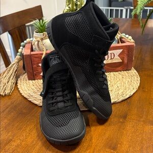 Men's Black High-Top Sneakers
